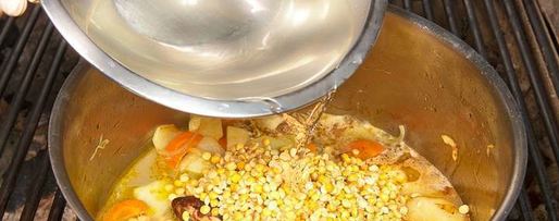 Шаг 8: горохового крема-супа со сливками