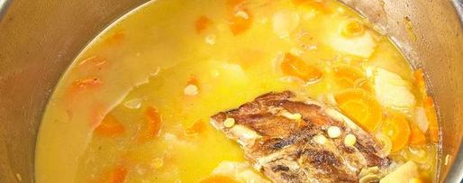 Шаг 9: горохового крема-супа со сливками