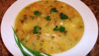 Рецепт Горохового супа на мясном бульоне по-фински