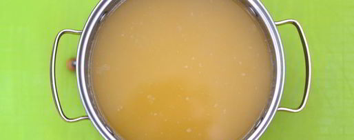 Шаг 7: горохового супа с чесночными рулетиками