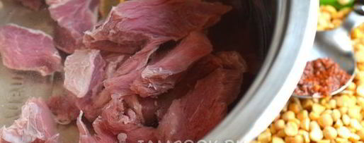 Шаг 3: горохового супа с говядиной