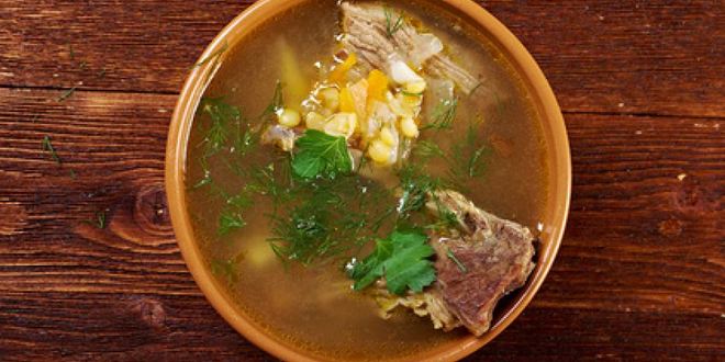 Рецепт горохового супа с говяжьими ребрышками