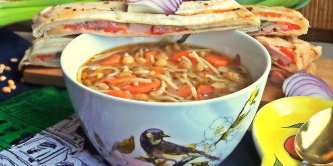 Рецепт горохового супа с итальянским акцентом