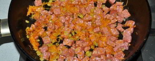 Шаг 4: горохового супа с колбасой