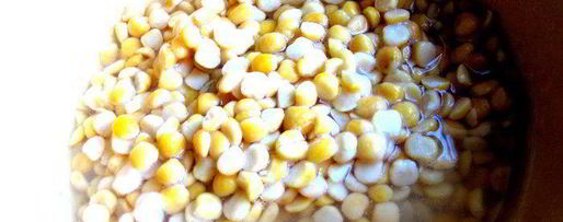 Шаг 1: горохового супа с копченостями и тыквой