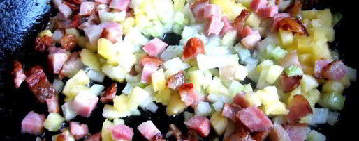 Шаг 11: горохового супа с копченостями и тыквой