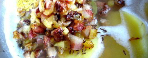 Шаг 13: горохового супа с копченостями и тыквой