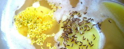 Шаг 4: горохового супа с копченостями и тыквой