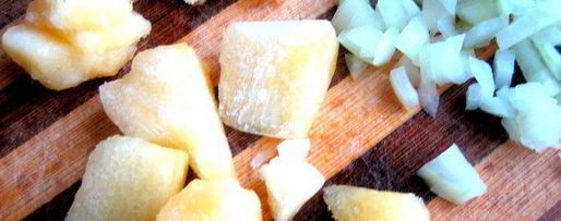 Шаг 7: горохового супа с копченостями и тыквой