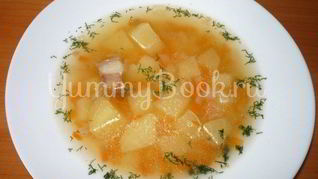 Рецепт Горохового супа с копченостями из мультиварки