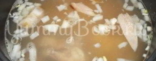 Шаг 3: горохового супа с копченостями из мультиварки