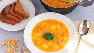 Рецепт Горохового супа с копченостями