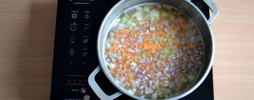 Шаг 6: горохового супа с копченым окорочком