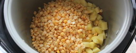 Шаг 8: горохового супа с копчеными ребрышками в мультиварке