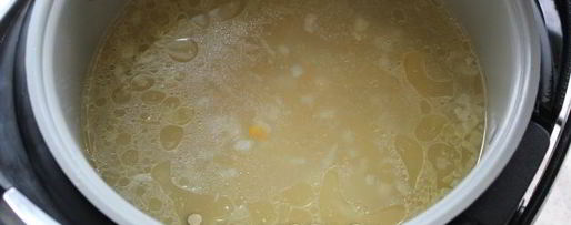 Шаг 9: горохового супа с копчеными ребрышками в мультиварке
