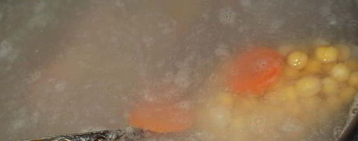 Шаг 1: горохового супа с копчеными свиными хрящиками