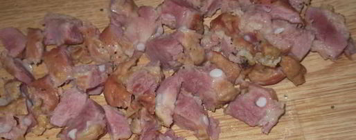 Шаг 4: горохового супа с копчеными свиными хрящиками