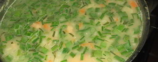 Шаг 5: горохового супа с копчеными свиными хрящиками