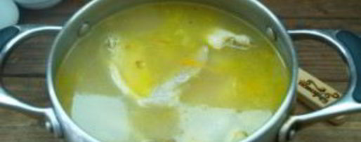 Шаг 5: горохового супа с куриными крыльями