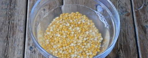 Шаг 5: горохового супа с курицей