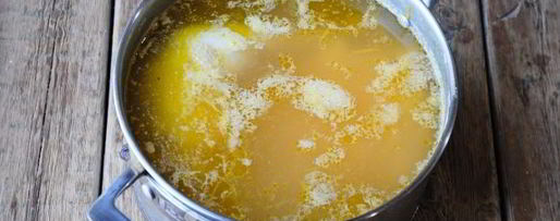 Шаг 13: горохового супа с курицей