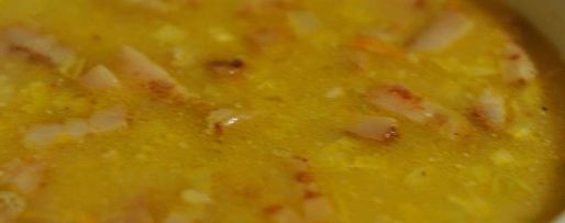 Шаг 3: горохового супа с мясом