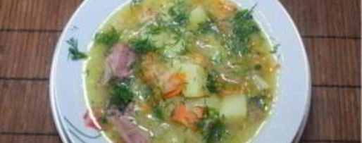 Шаг 3: горохового супа с рулькой