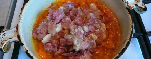 Шаг 6: горохового супа с тушенкой