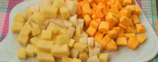 Шаг 1: горохового супа с тыквой