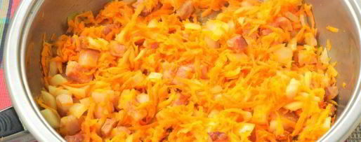 Шаг 3: горохового супа с тыквой