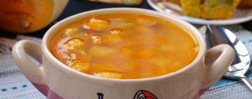 Шаг 5: горохового супа с тыквой