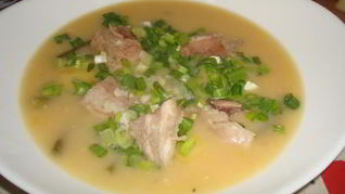 Рецепт Горохового супа с зеленой фасолью