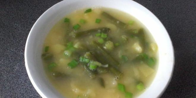 Рецепт горохового супа с зеленой фасолью
