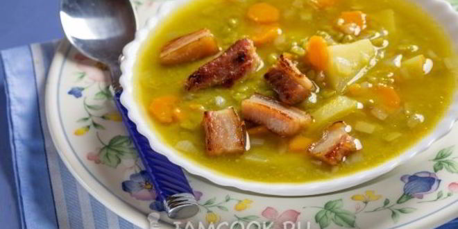 Рецепт горохового супа в скороварке