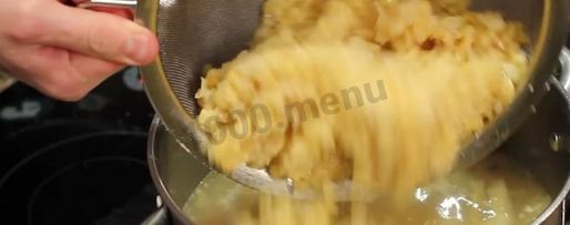 Шаг 21: густого горохового супа с мясом