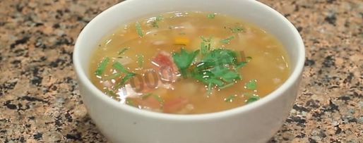 Шаг 25: густого горохового супа с мясом