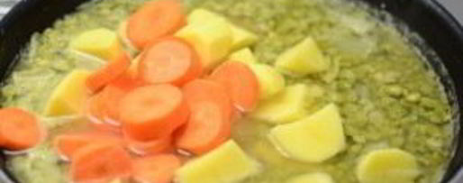 Шаг 2: густого горохового супа