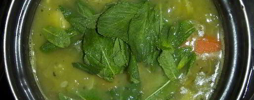 Шаг 3: мятна-горохового крем-суп