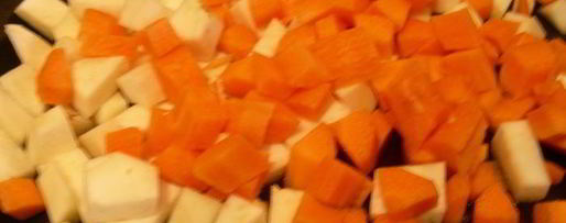 Шаг 3: постного горохового супа с сельдереем