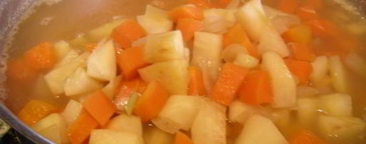 Шаг 5: постного горохового супа с сельдереем