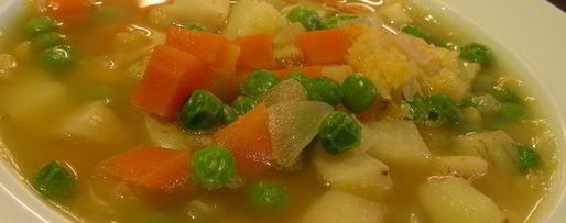 Шаг 6: постного горохового супа с сельдереем