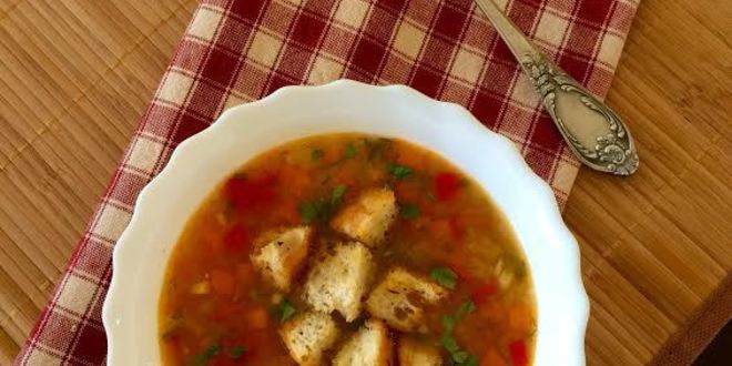 Рецепт постного горохового супа