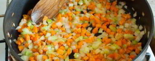 Шаг 3: простого горохового супа с ветчиной