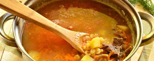 Шаг 3: супа горохового с говядиной