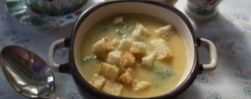 Шаг 5: супа горохового с гренками