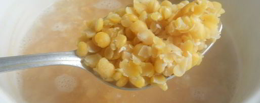 Шаг 1: супа горохового с копченой курицей