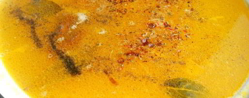 Шаг 5: супа горохового с копченой курицей