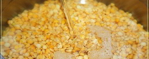 Шаг 5: супа горохового с рулькой поросячьей