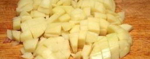 Шаг 3: супа горохового с сухариками