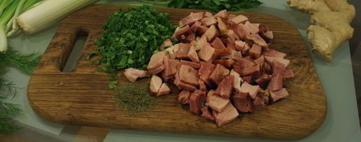 Шаг 1: супа горохового с ветчиной